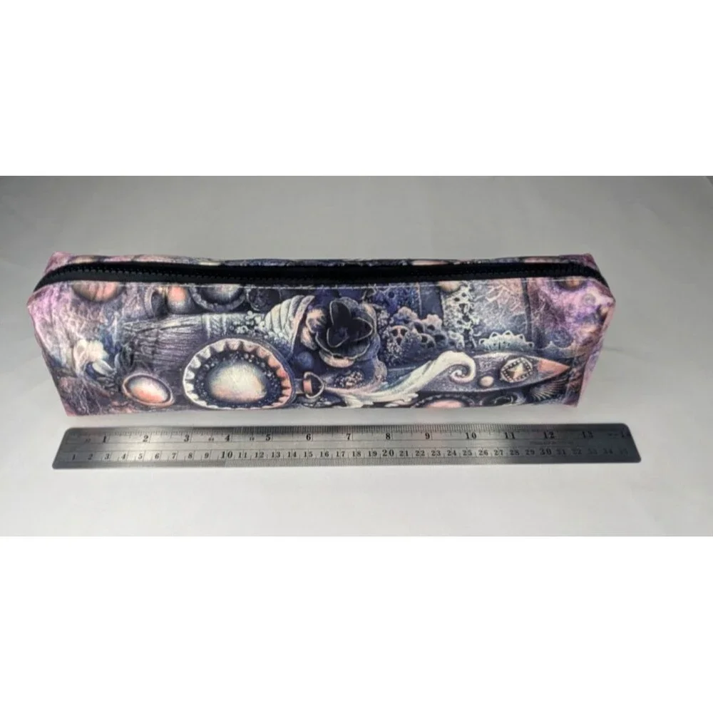 Prima Marketing Large Art Tool Pouch - Multicolor SteamPunk Style, Zipper